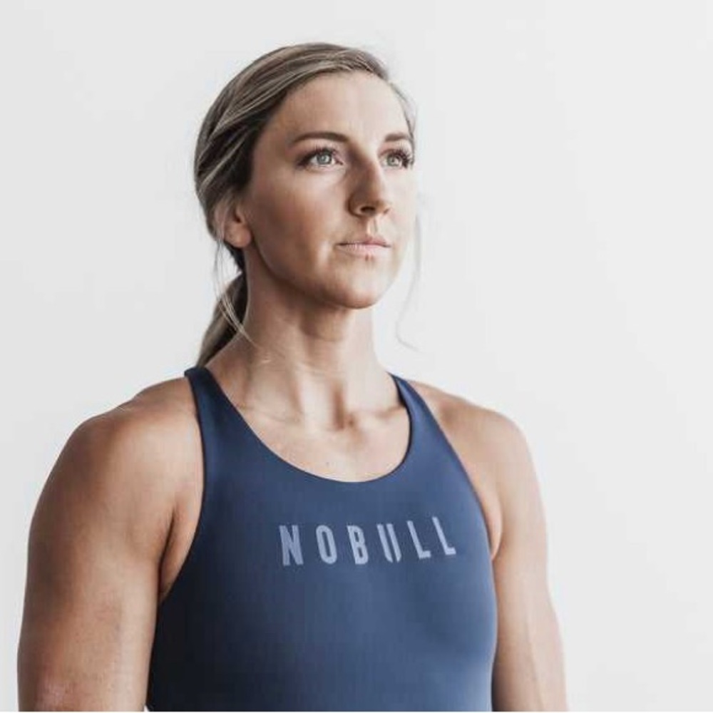NWT NOBULL Women's Swim One Piece Swimsuit - XS - Navy Blue
